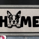Boston Terrier Doormat No.1 - All Weather -  Boston Terrier Welcome Mat,45x70cm 