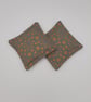 Hand warmers  - grey with gold stars.   - Image 5