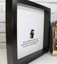 JOHN WICK - FRAMED CUSTOM LEGO MINIFIGURE - KEANU REEVES - AWESOME ART - Image 2