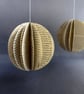 Paper Book Christmas Decorations, Beige, Globe, Librarycore - Image 8