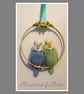 Crocheted Budgie hoop - Image 1