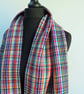 Sold - Multicoloured Houndstooth Scarf - Image 10