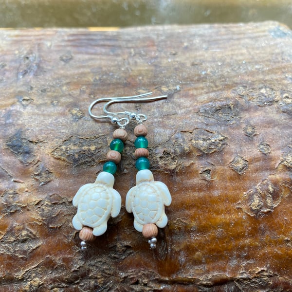 Turtle earrings