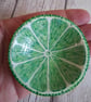 Lime half, mini trinket dish,  Fruit themed lemon ring dish  - Image 2