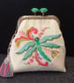 The Rosemaling Dragonfly Coin Purse