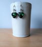 Beautiful green heart earrings - Image 5