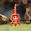 Tiny HighHat Festive Gnome 'Eloa' 1.5" OOAK Sculpt by Ann Galvin