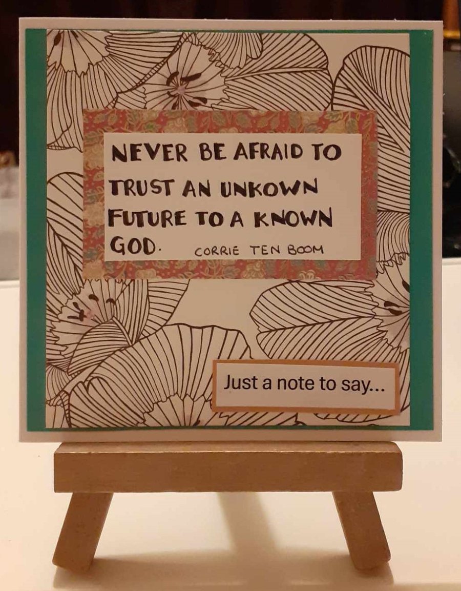 Christian Monochrome Card