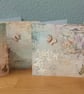 Set of 4 Mixed Media Blank Cards and Gift Tags