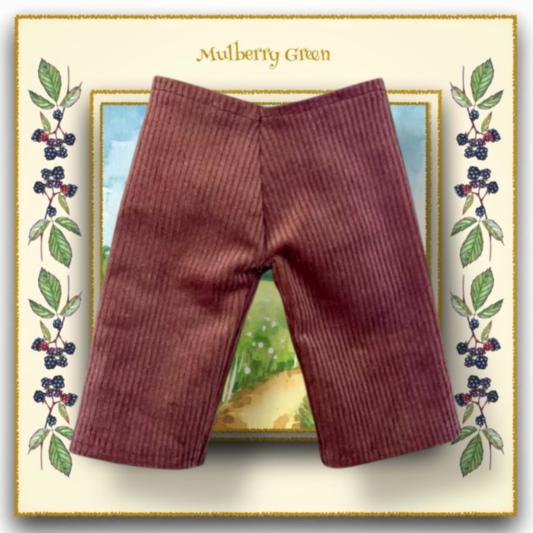 Chestnut Brown Corduroy Trousers