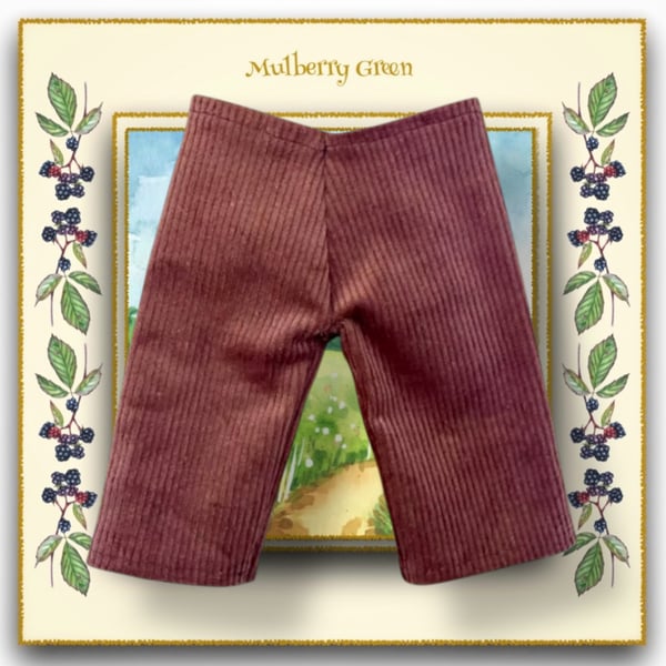 Chestnut Brown Corduroy Trousers