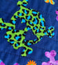 Skull Print Fabric Quilted Book Sleeve - Paperback Size - Image 4