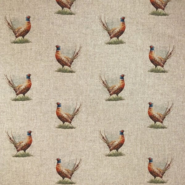 Pheasant Table Runner, Apron 4 Placemats