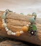 Bracelet - Seaglass, Amazonite and Pearly beads