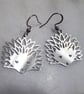 Stainless Steel Hedgehog Earrings  - Image 2