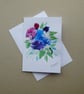 original hand painted blank greetings card  (ref FA 302 P1 )