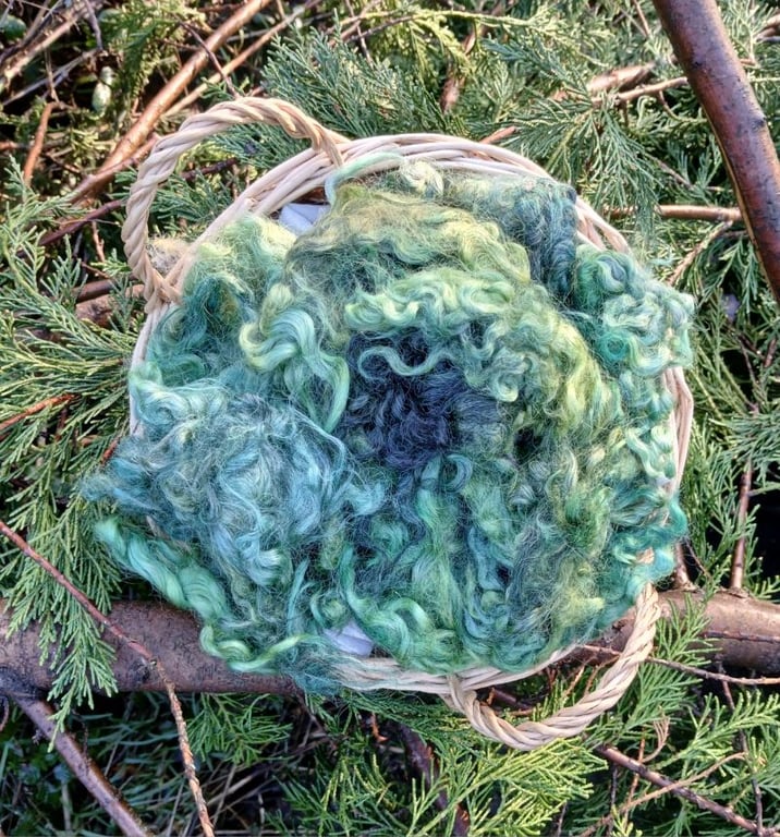 50g Tree Green Gotland Fleece