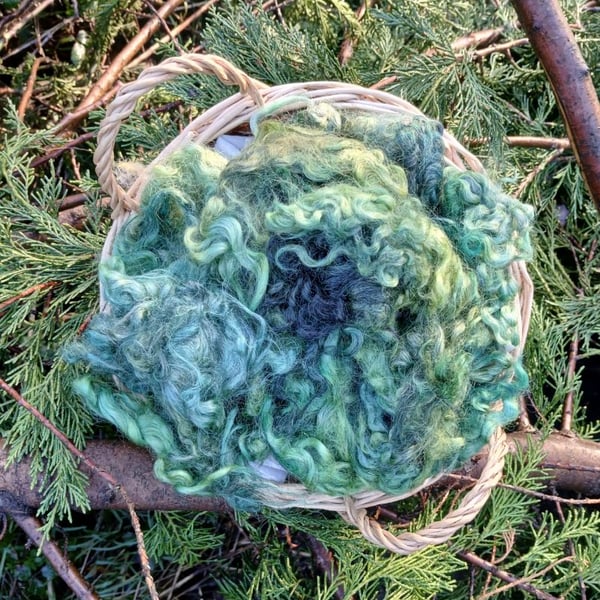 50g Tree Green Gotland Fleece