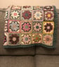 Granny square African flower crochet knee blanket - Image 1
