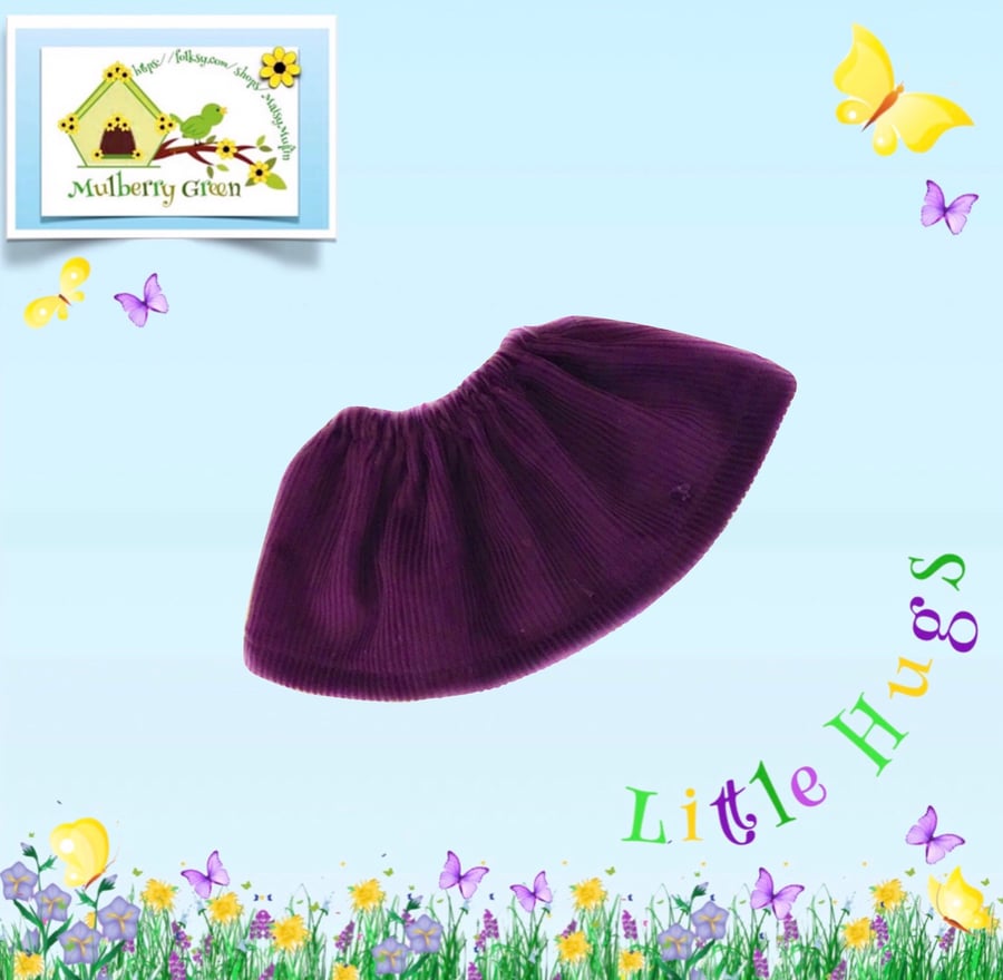 Little Hugs’ Purple Corduroy Skirt