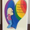 Male birthday card, male birthday card, male birthday