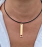 Women's leather necklace Boho dainty necklace  - Image 5