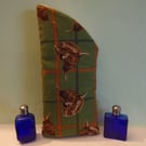 Highland Cows Tartan Glasses Case 