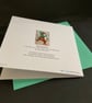 Fun Christmas Skating Bear greeting card - Image 3