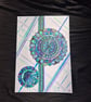 A4 Through The Kaleidoscope Original - Unframed Psychedelic Nostalgic Art - Image 3