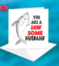 Jaws Shark Husband card for a Birthday, Anniversary or Valentines  Day - Image 5