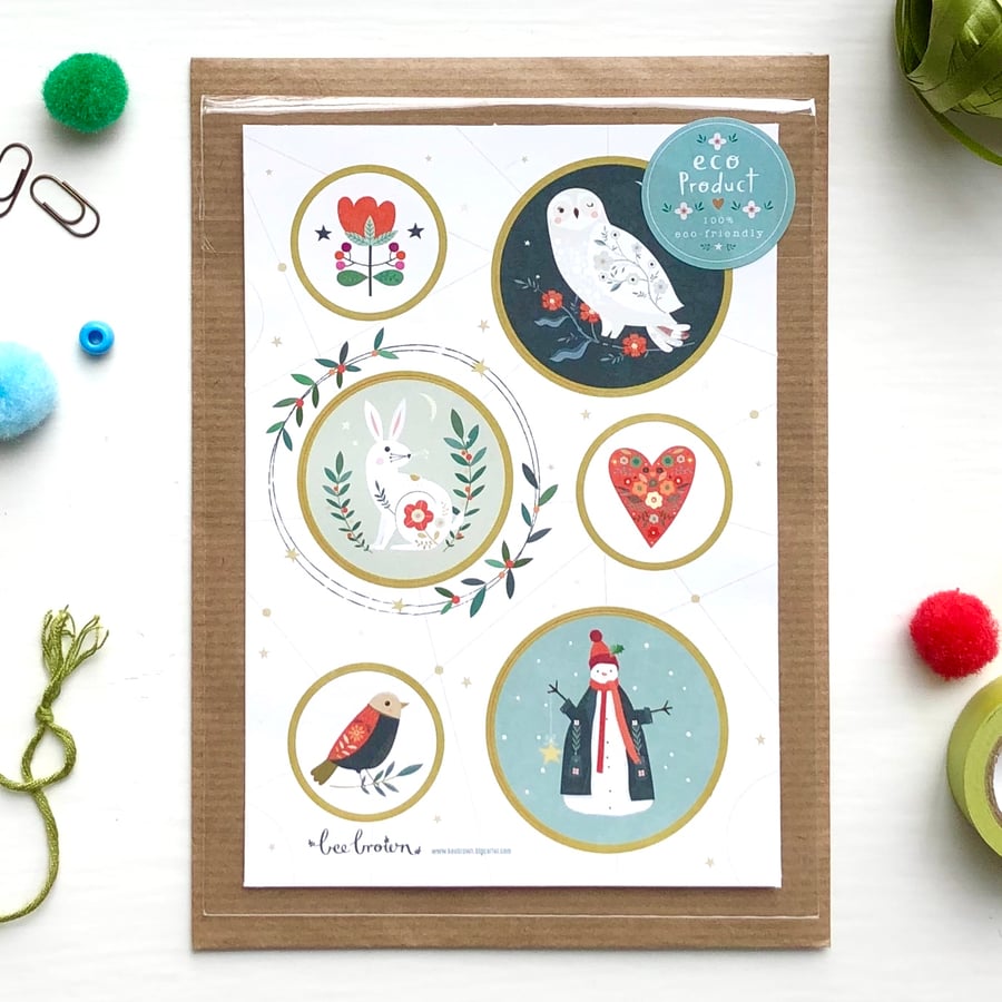 Christmas Sticker Sheet