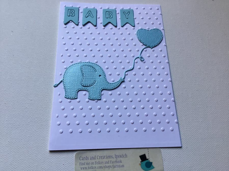 New baby card. New baby boy card. New baby. CC539