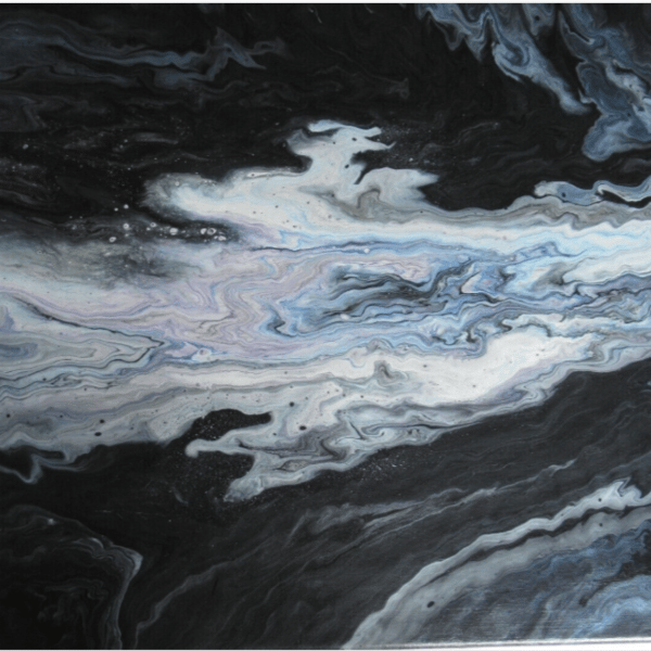 "Astral Flow" Original Handmade Acrylic Canvas Painting Gift Idea
