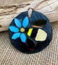 Mosaic Bumble Bee & Flower