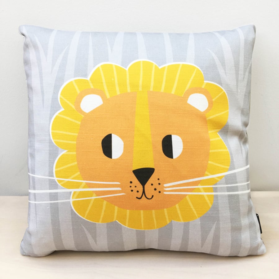 Lion cushion - kids cushions - modern nursery decor
