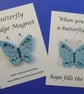 Butterfly fridge magnet 'Blue' - Image 1