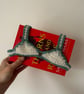 Crochet Bikini Bra Bookmark – Handmade Novelty Book Lover Gift 