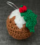 Christmas crochet bauble pudding - Image 2