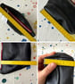 Small Lined Inner Tube Bag - Maroon Zip - Prototype - Super Seconds - Image 8