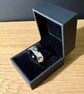 "Plutonium" - Heavy Sterling Silver Ring - 11g - Made To Any Size - 8mm x 3mm - Image 3