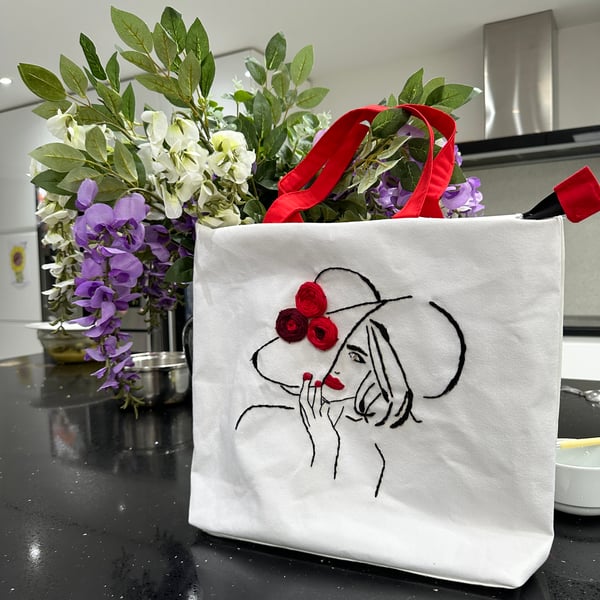 Hand embroidery Tote bags 