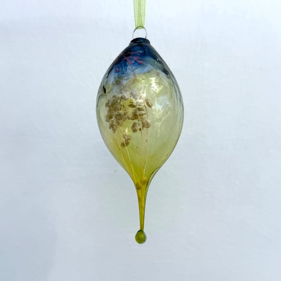 Blown Glass Bauble Decoration