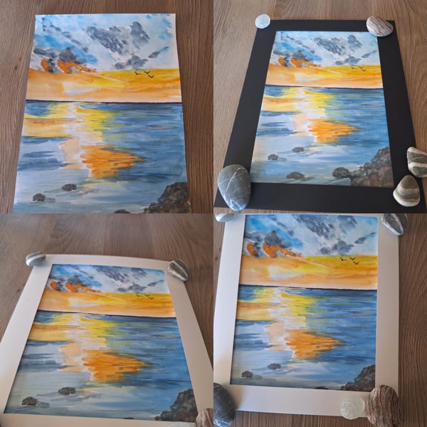 Sea view sun cast