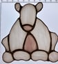 Stained Glass Stargazing Polar bear - Image 3