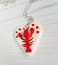 Lobster and hearts Necklace - Image 3