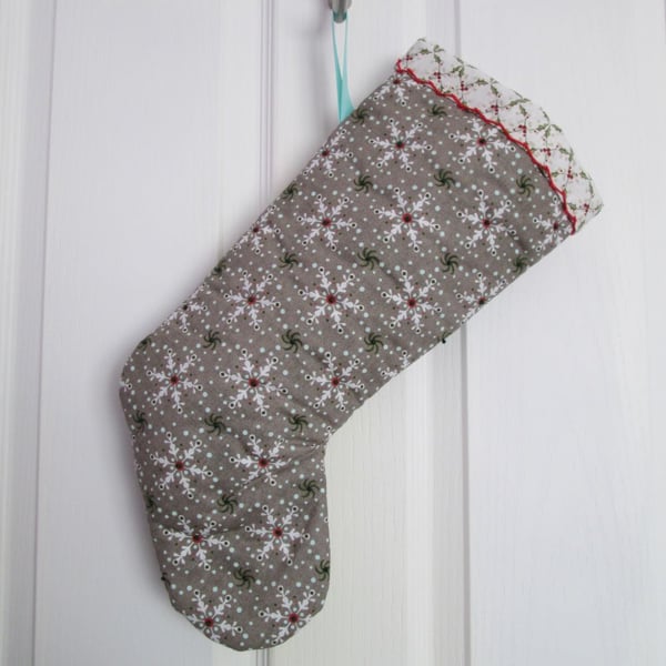 Scandi Style Christmas Stocking