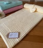 New Handmade Baby Blanket – Lemon – Premium Aran