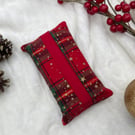 Christmas Fabric Pocket Tissue Holder - Travel Tissue Case - Reusable