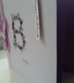 Personalised Daisy flower initial birthday card - Image 2