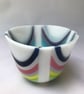 Summer Seconds - Handmade Rainbow Fused Glass Drop Bowl - Image 2